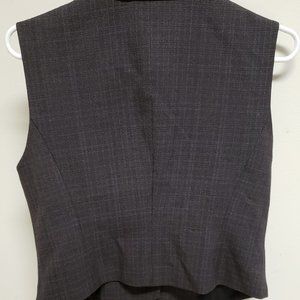 Kenzie Fitted Grey Suit Vest, Women's 8 Medium